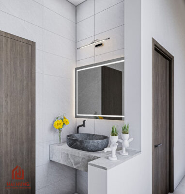 Thiết kế phòng tắm  mẫu biệt phố hiện đại 