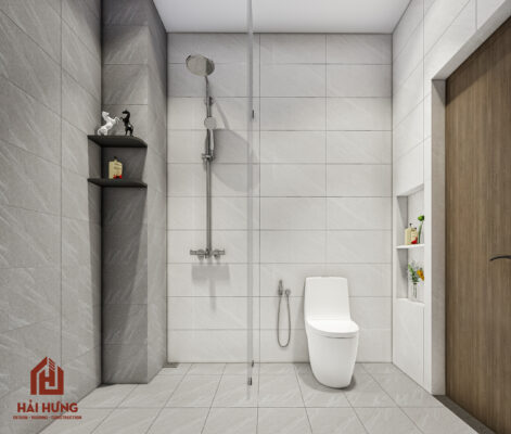 Thiết kế phòng tắm  mẫu biệt phố hiện đại 