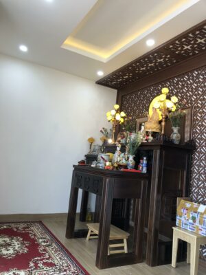 Phòng thờ với sự ấm cúng và tôn nghiêm 