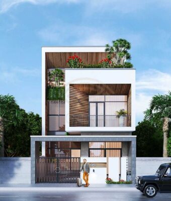 Thiét kế cửa cổng nhà hiện đại đẹp nhát 2023