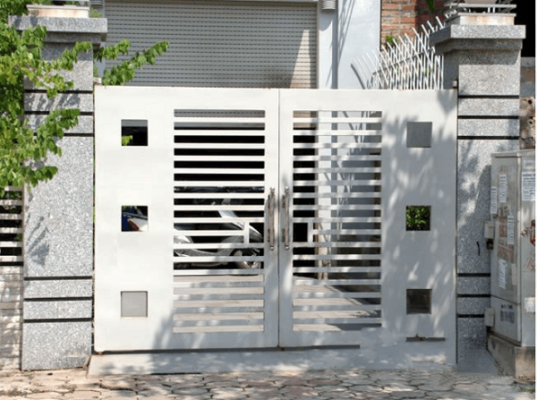 Thiét kế cửa cổng nhà hiện đại đẹp nhát 2023