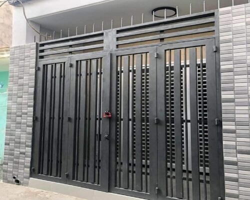 Thiét kế cửa cổng nhà hiện đại đẹp nhát 2023