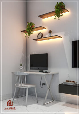 phòng ngủ 1 mẫu biệt thự phố hiện đại 