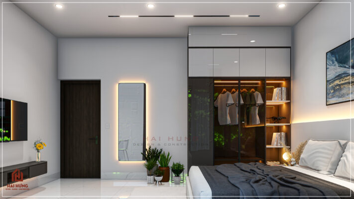 phòng ngủ 3 mẫu biệt thự phố hiện đại 
