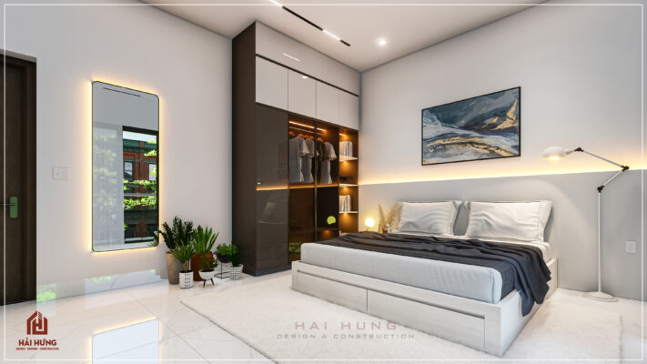 phòng ngủ 3 mẫu biệt thự phố hiện đại 