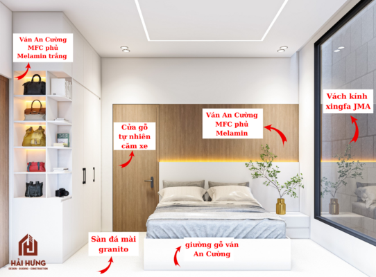 Nhà phố hiện đại 3 tầng phong cách hiện đại