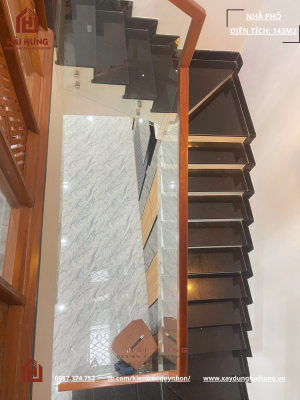 Hoàn thiện thiết kế tầng 4 kho hàng và sân phơi nhà phố kêt hợp kinh doanh