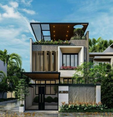 nhà phố mặt tiền rộng