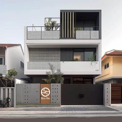 nhà phố mặt tiền rộng