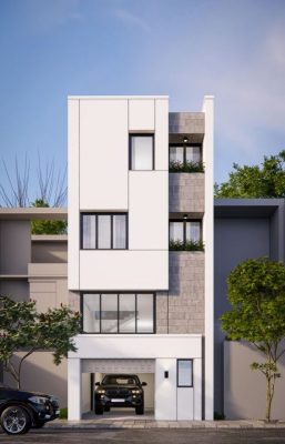 Các phong cách thiết kế mẫu nhà phố mái bằng phổ biến