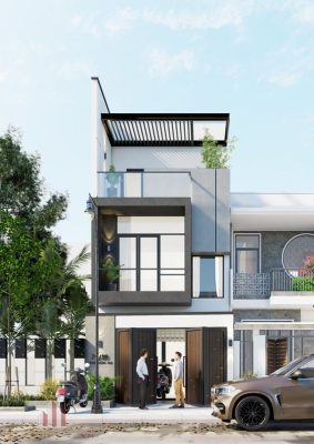 Các phong cách thiết kế mẫu nhà phố mái bằng phổ biến