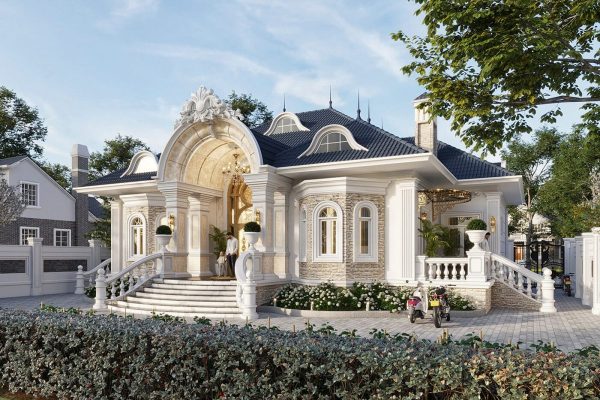Nhà cấp 4 kiểu biệt thự vườn