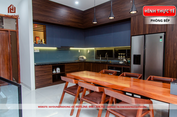 So sánh 3D & thực tế nhà phố 3 tầng đẹp anh CAO SON: kiến trúc hiện đại