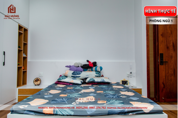 So sánh 3D & thực tế nhà phố 3 tầng đẹp anh CAO SON: kiến trúc hiện đại