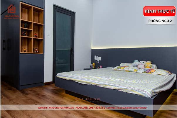 So sánh 3D & thực tế nhà phố 3 tầng đẹp anh CAO SON: kiến trúc hiện đại