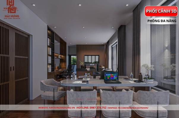 So sánh 3D & thực tế nhà phố 3 tầng đẹp anh CAO SON: kiến trúc hiện đại