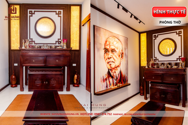 So sánh 3D & thực tế nhà phố 3 tầng đẹp anh CAO SON: kiến trúc hiện đại