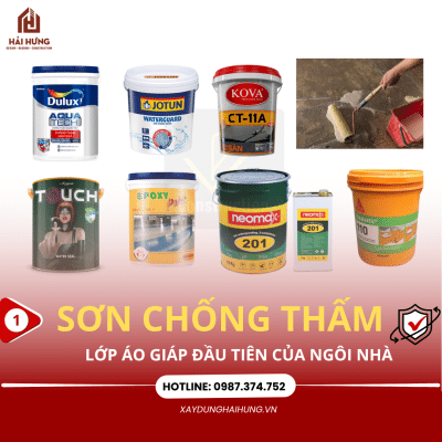 Sơn chống thấm – lớp áo giáp đầu tiên trong giải pháp bảo vệ ngôi nhà