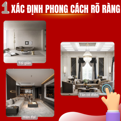 Lưu ý khi làm nội thất – Xác định phong cách thiết kế rõ ràng ngay từ đầu.webp
