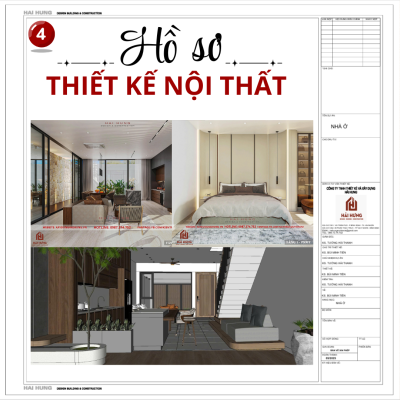 Hồ sơ thiết kế nội thất nhà ở – "linh hồn sống" của ngôi nhà