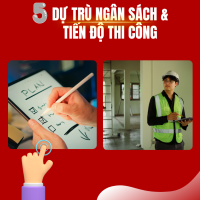 Lưu ý khi làm nội thất – Dự trù ngân sách & kiểm soát tiến độ thi công