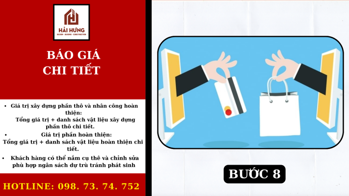BƯỚC 8: BÁO GIÁ THI CÔNG