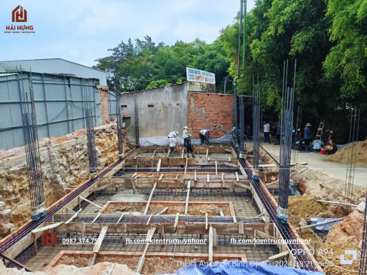 Phần móng trong đơn giá xây dựng Bình Định.webp