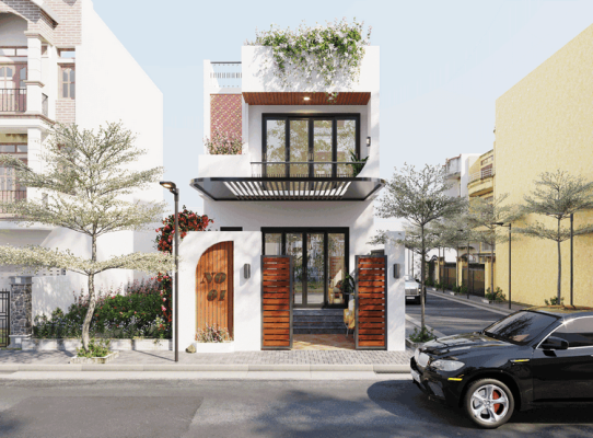 Mẫu 3: Nhà 2 tầng 5x20 kết hợp kinh doanh nhỏ.webp