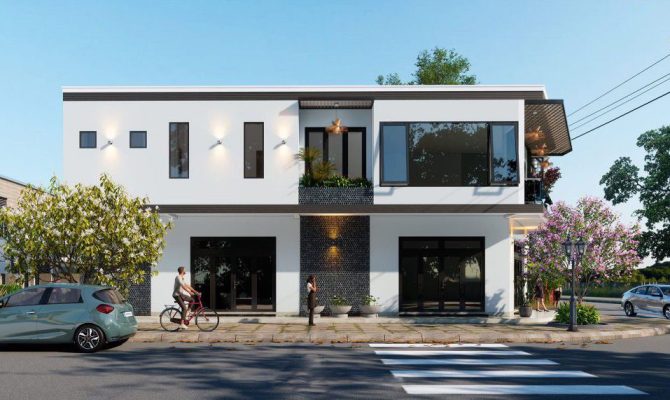 Tối ưu quỹ đất tại Quy Nhơn xây nhà phố kết hợp kinh doanh 