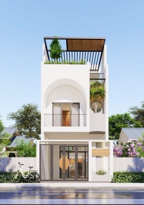 Mẫu 3: Nhà 2 tầng 5x20 kết hợp kinh doanh nhỏ.webp