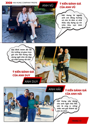 Đánh giá tích cực từ khách hàng thực tế với nhà thầu