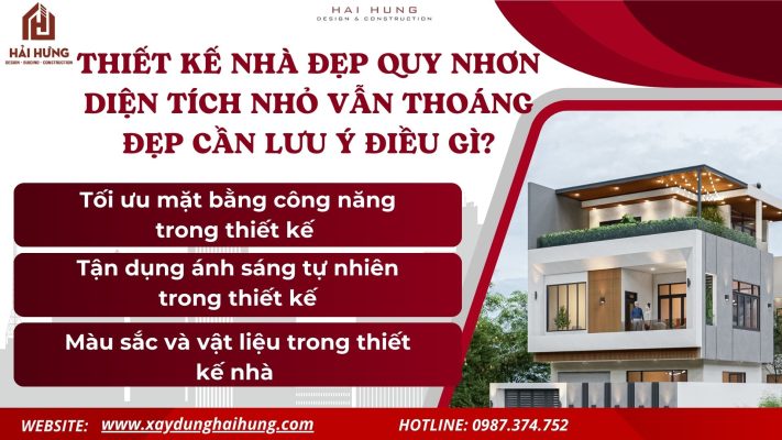 Thiết kế nhà đẹp Quy Nhơn diện tích nhỏ vẫn thoáng đẹp cần lưu ý điều gì?.webp