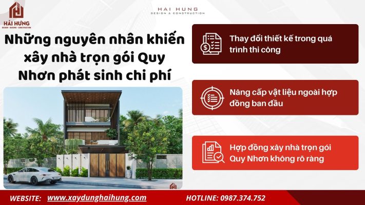 Những nguyên nhân khiến xây nhà trọn gói Quy Nhơn phát sinh chi phí.webp
