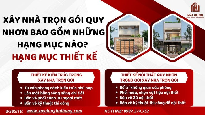 Xây nhà trọn gói Quy Nhơn bao gồm những hạng mục nào? – Hạng mục thiết kế.webp