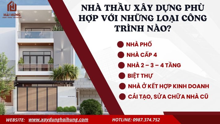 Nhà thầu xây dựng phù hợp với những loại công trình nào?.webp