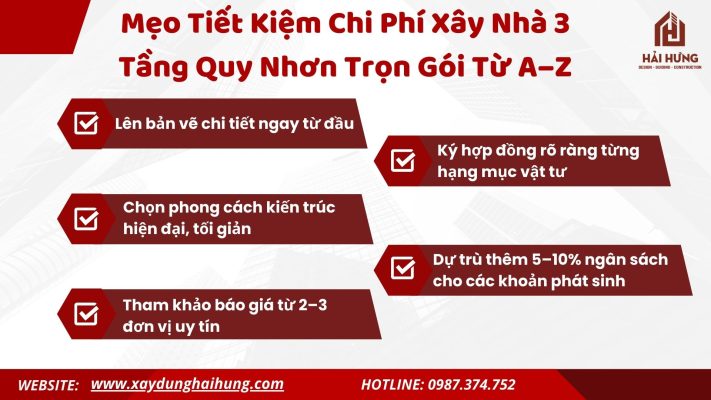 Mẹo Tiết Kiệm Chi Phí Xây Nhà 3 Tầng Quy Nhơn Trọn Gói Từ A–Z.webp