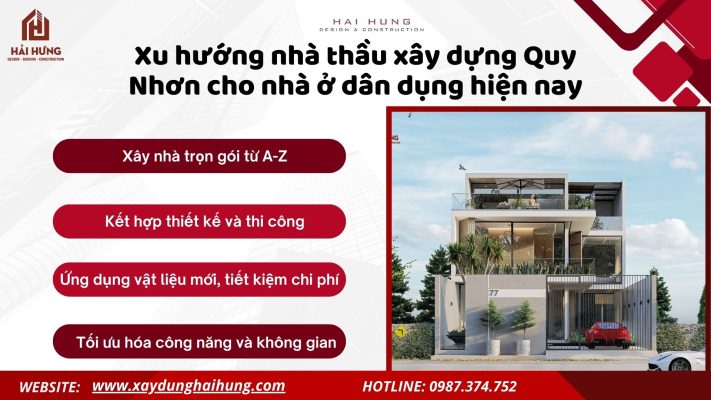 Xu hướng nhà thầu xây dựng Quy Nhơn cho nhà ở dân dụng hiện nay.webp