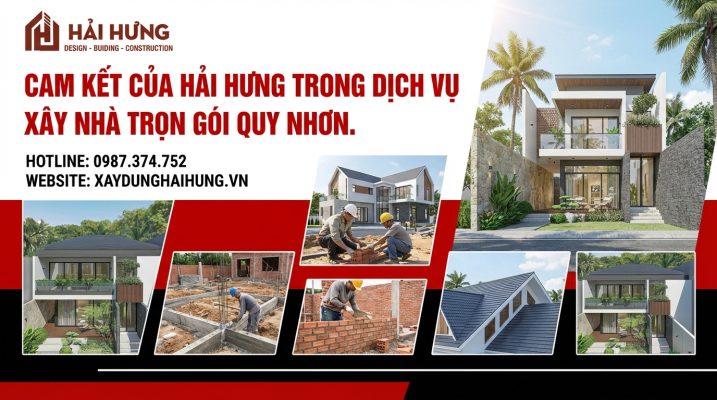 Cam kết của Hải Hưng trong dịch vụ xây nhà trọn gói Quy Nhơn
