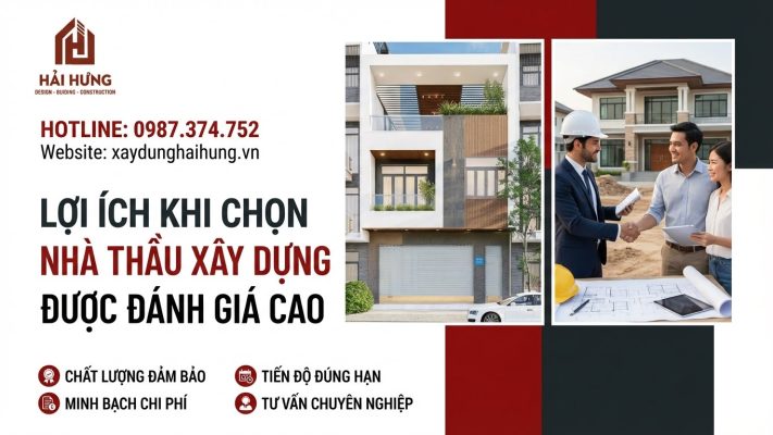 Lợi ích khi chọn nhà thầu xây dựng được đánh giá cao