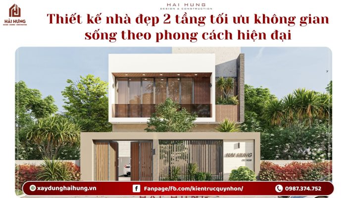 Thiết kế nhà đẹp 2 tầng tối ưu không gian sống theo phong cách hiện đại.webp