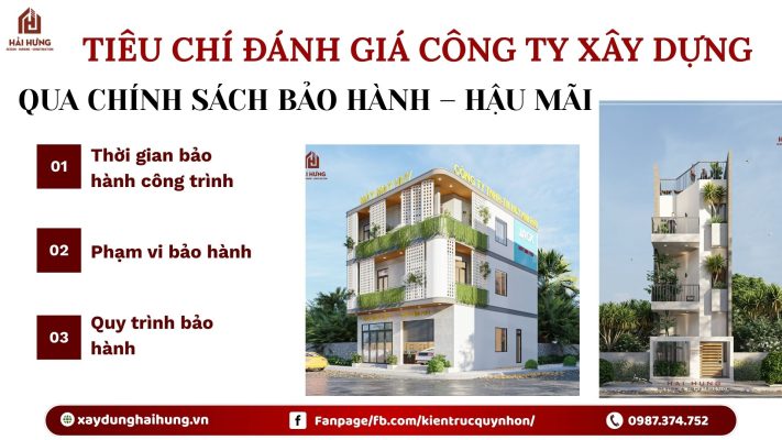 Tiêu chí đánh giá công ty xây dựng uy tín Quy Nhơn qua chính sách bảo hành – hậu mãi.webp