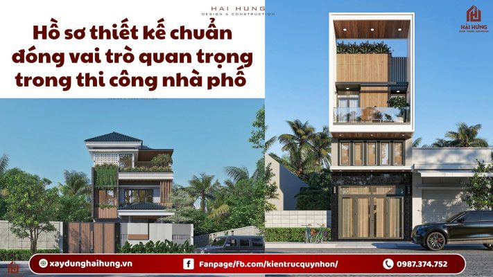 Hồ sơ thiết kế chuẩn đóng vai trò quan trọng trong thi công nhà phố .webpo