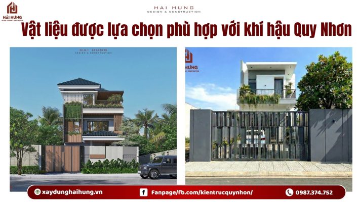 Vật liệu được lựa chọn phù hợp với khí hậu Quy Nhơn.webp