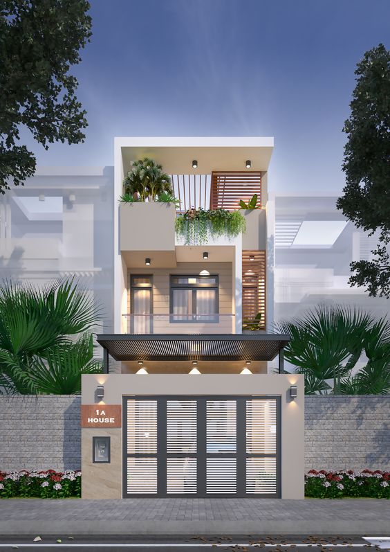 Thiét kế cửa cổng nhà hiện đại đẹp nhát 2023