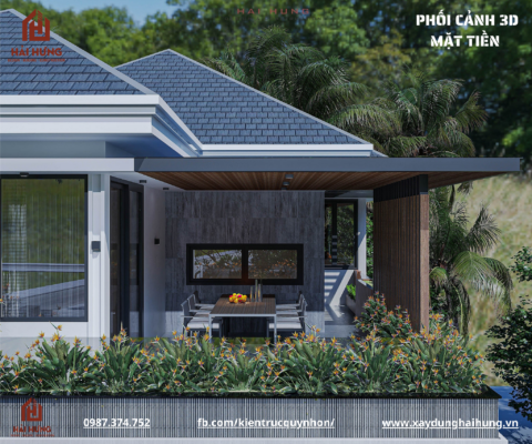 biệt thự vườn mái Nhật 257M2
