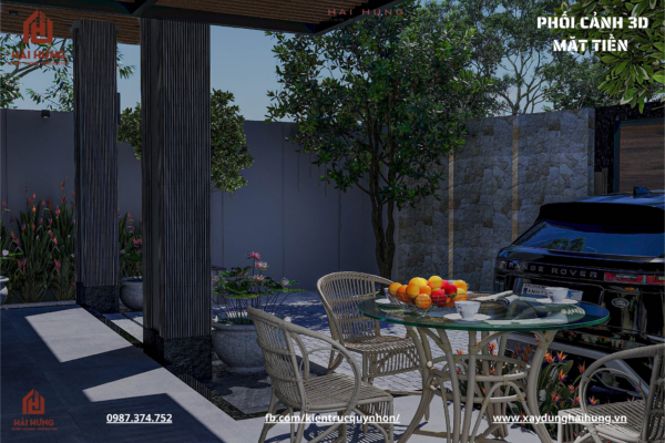 biệt thự vườn mái Nhật 257M2