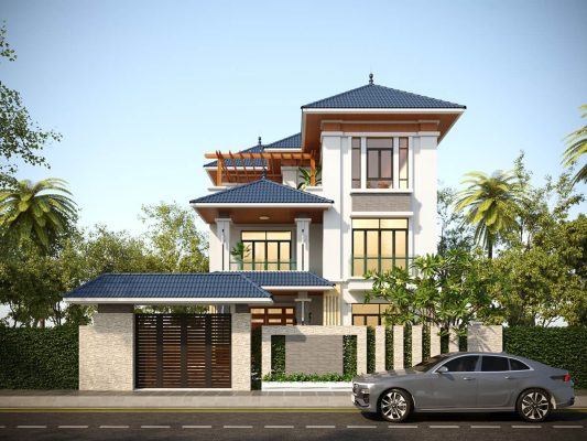 biệt thự phố 3 tầng hiện đại – Xu hướng dẫn đầu năm 2025