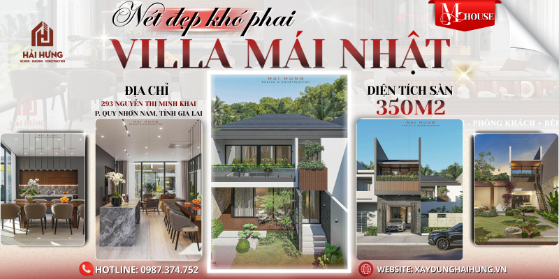 Hoàn hiện villa mái nhật đẹp đẳng cấp từ trong ra ngoài khiến người xem” ĐỨNG HÌNH” mất 3 giây