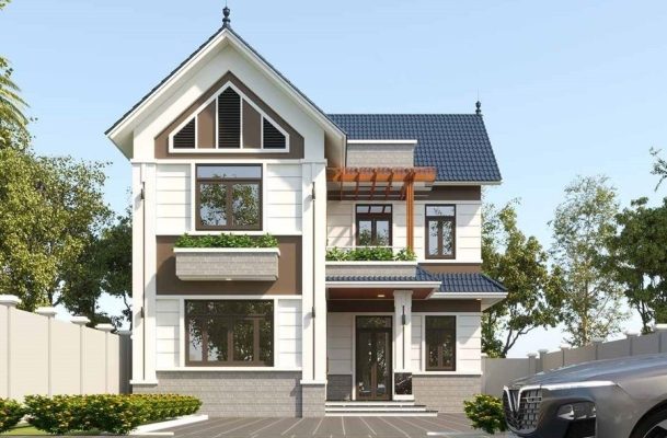 4. Thiết Kế Nhà Đẹp 2 Tầng Mái Thái Truyền Thống Nhưng Không Lỗi Thời.webp