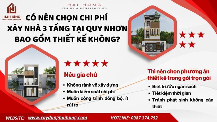 Có nên chọn chi phí xây nhà 3 tầng tại Quy Nhơn bao gồm thiết kế không?.webp
